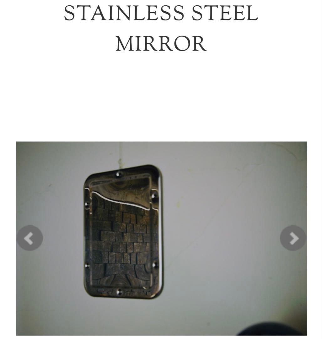 パシフィックファニチャー STAINLESS STEEL MIRROR 鏡 美品