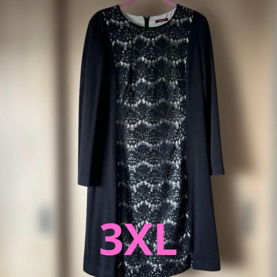 【美品】AMACA ワンピース　大きいサイズ　3XL