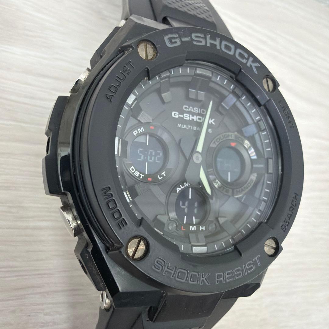 G-SHOCK ブラック GST-W100G ソーラー