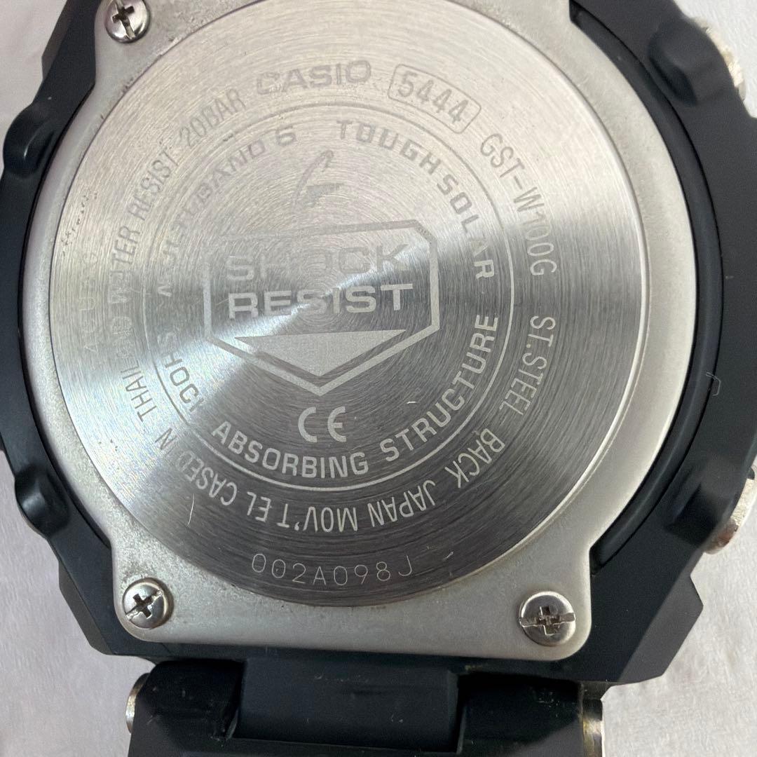 G-SHOCK ブラック GST-W100G ソーラー