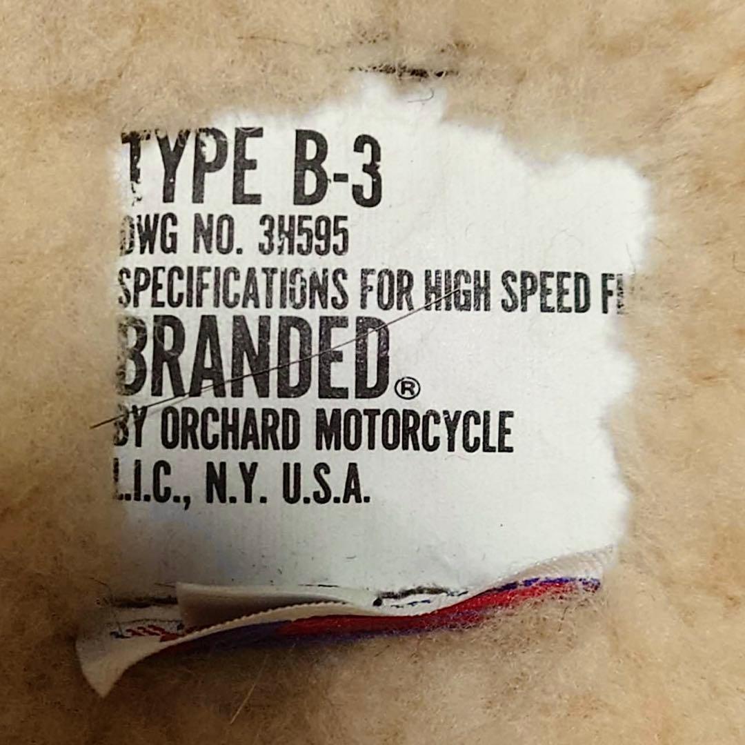 80S BRANDED ファーフード付きシープスキンムートンB-3ジャケット