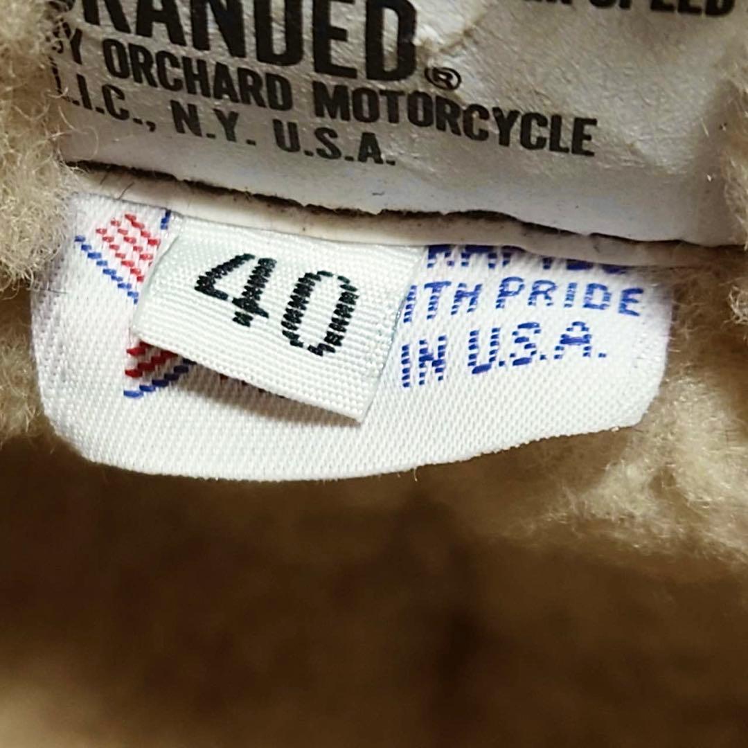 80S BRANDED ファーフード付きシープスキンムートンB-3ジャケット