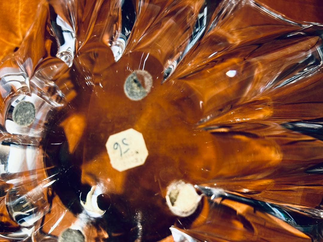 フランス　Daum ドーム　オリオン・スターフィッシュ　クリスタル・アートボウル