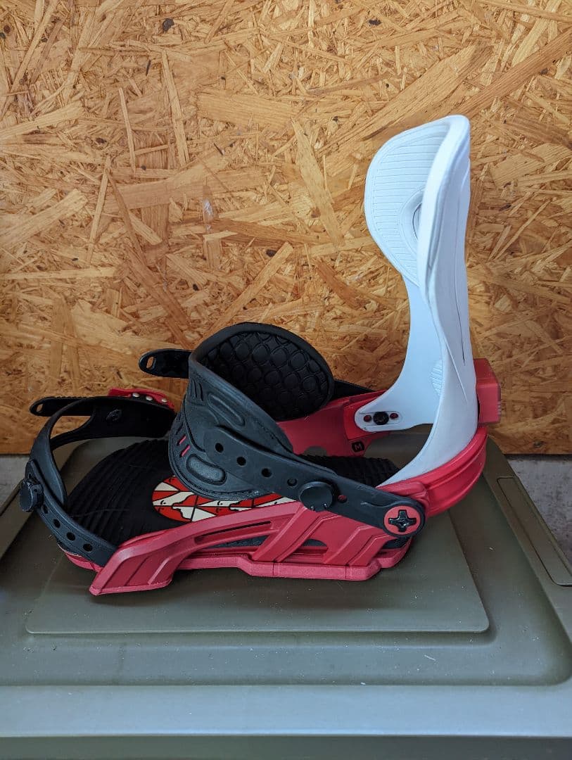 bentl トランスファー ビンディング 赤/白 M