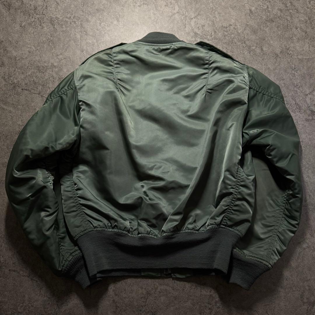 【50s 復刻】90s alpha フライトジャケット L-2B 黒タグ　USA