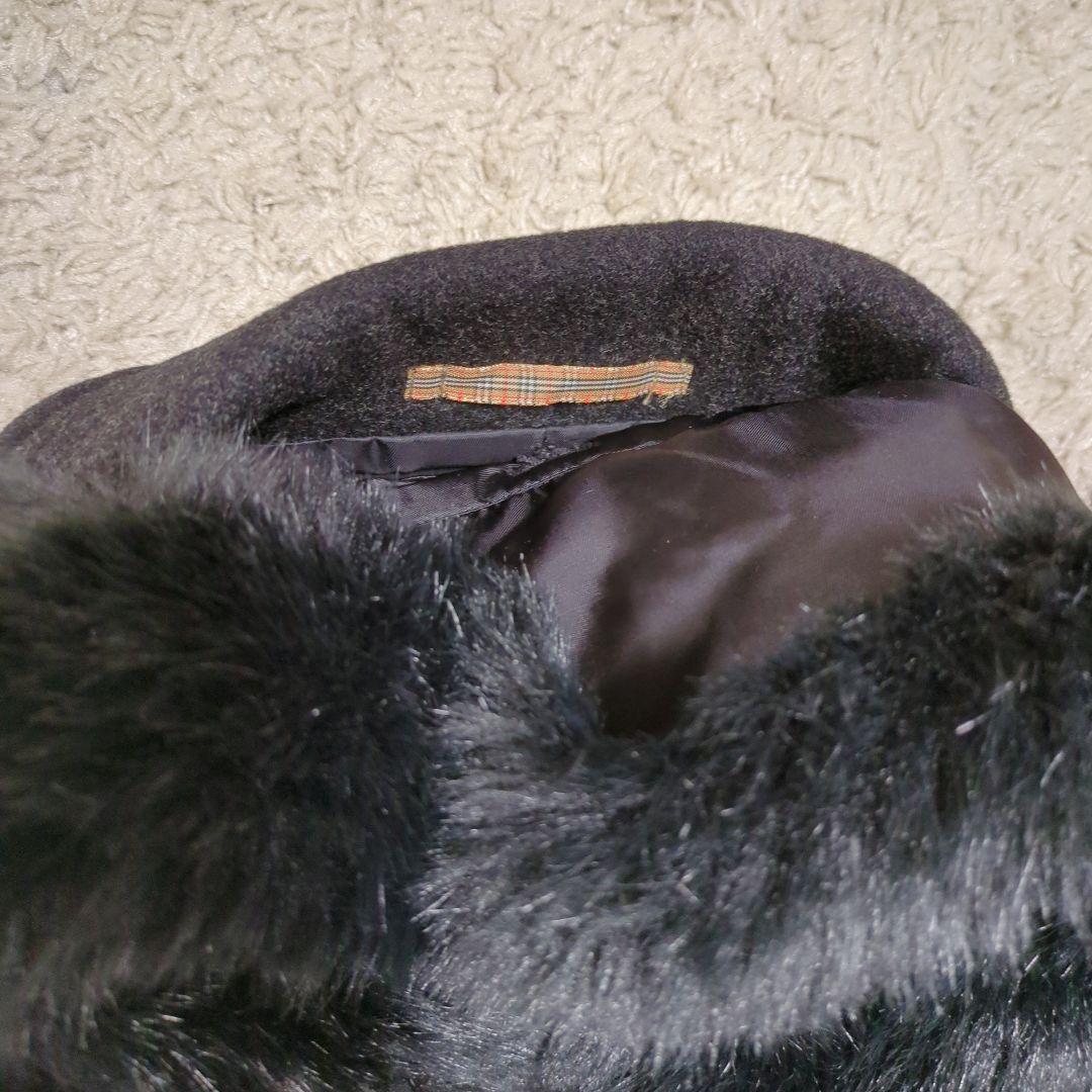 【希少】バーバリーブルーレーベル　ロングコート　ファー　２way　Aライン