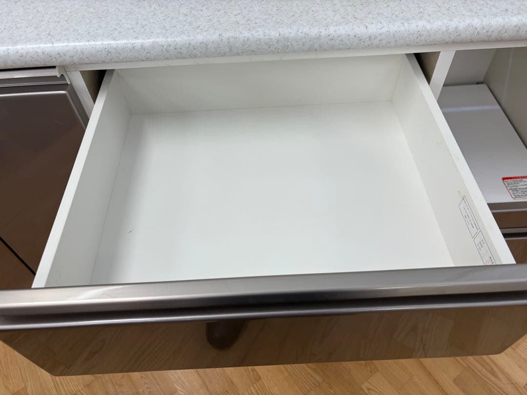 M133　レンジボード　食器棚　カップボード　上下分割可能　幅1400mm