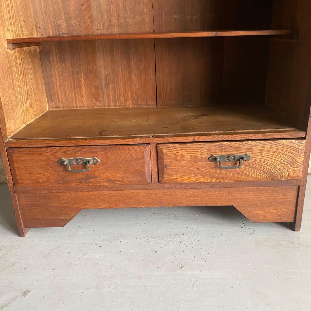 古家具　書棚　本棚　シェルフ　ヴィンテージ　アンティーク　オープンラック