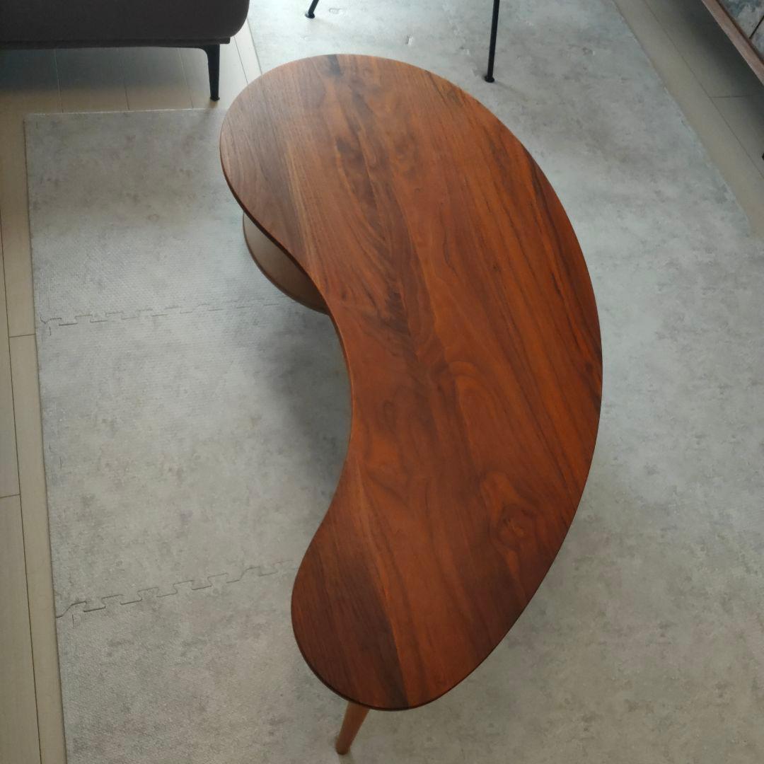 【オイル塗装】CIVILリビングテーブル(ウォールナット＋オーク)柏木工