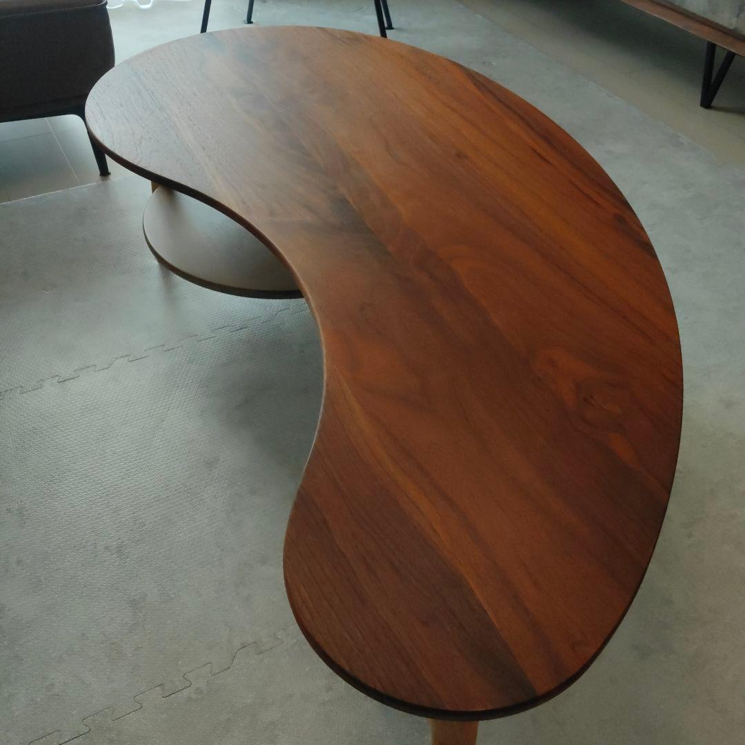 【オイル塗装】CIVILリビングテーブル(ウォールナット＋オーク)柏木工