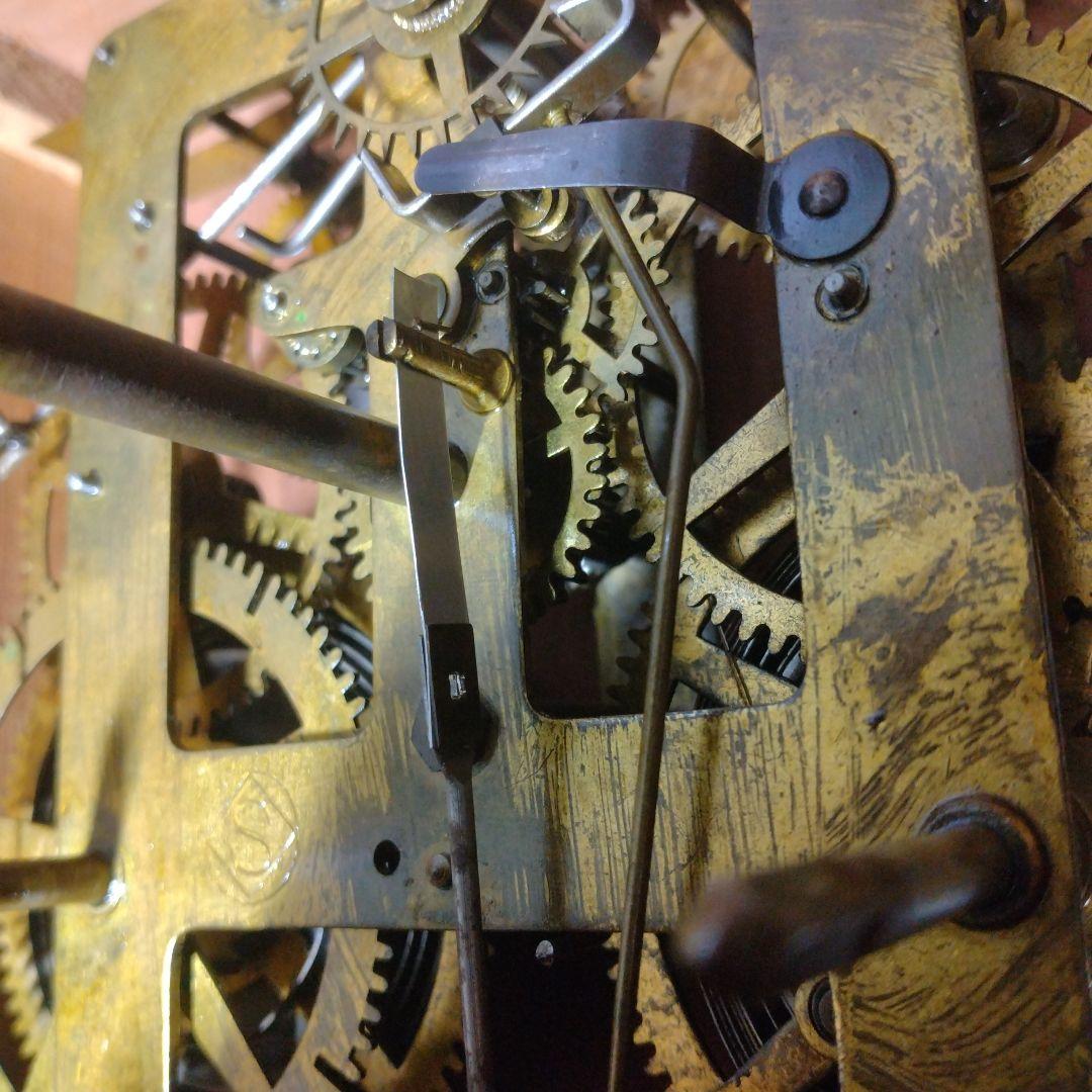 超美品動作品！分解簡易整備済！精工舎 八角振り子時計 良品ヴィンテージ掛時計