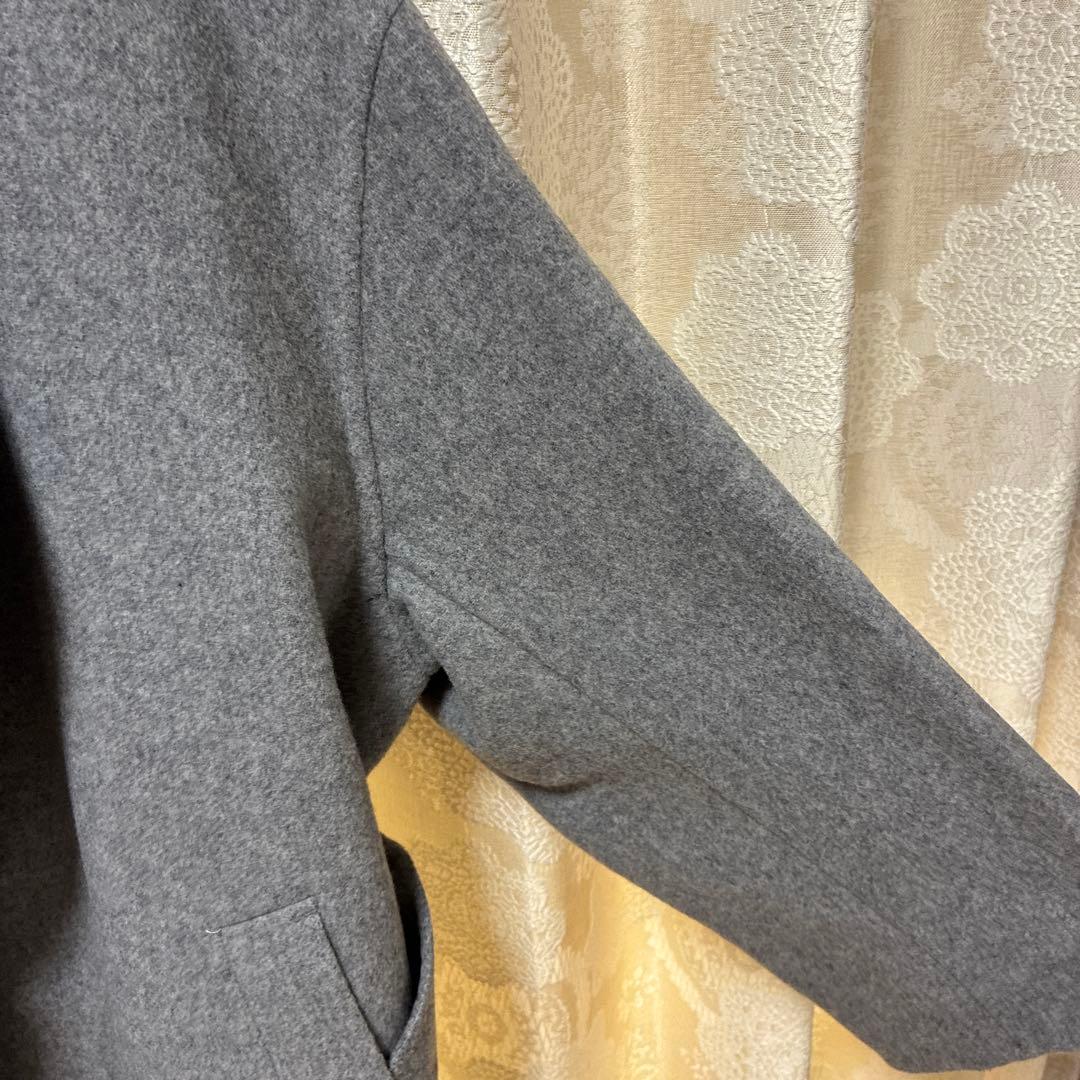 23区　Manteco グレーロングコート 44