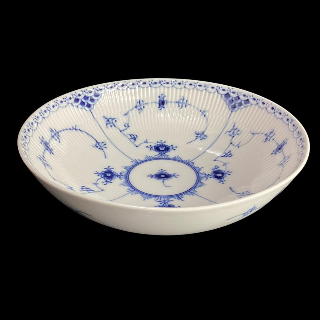 定価3.8万 ロイヤルコペンハーゲン ボウル 21.5cm ハーフレース