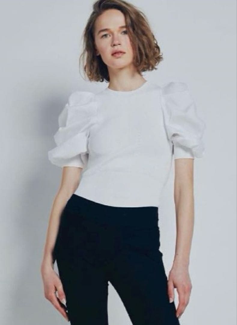 新品　ダブルスタンダード　パワーショルダーニット