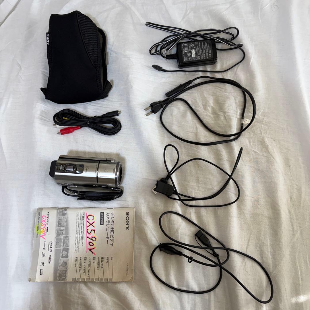 【稼働品】SONY CX590V ビデオカメラ 本体