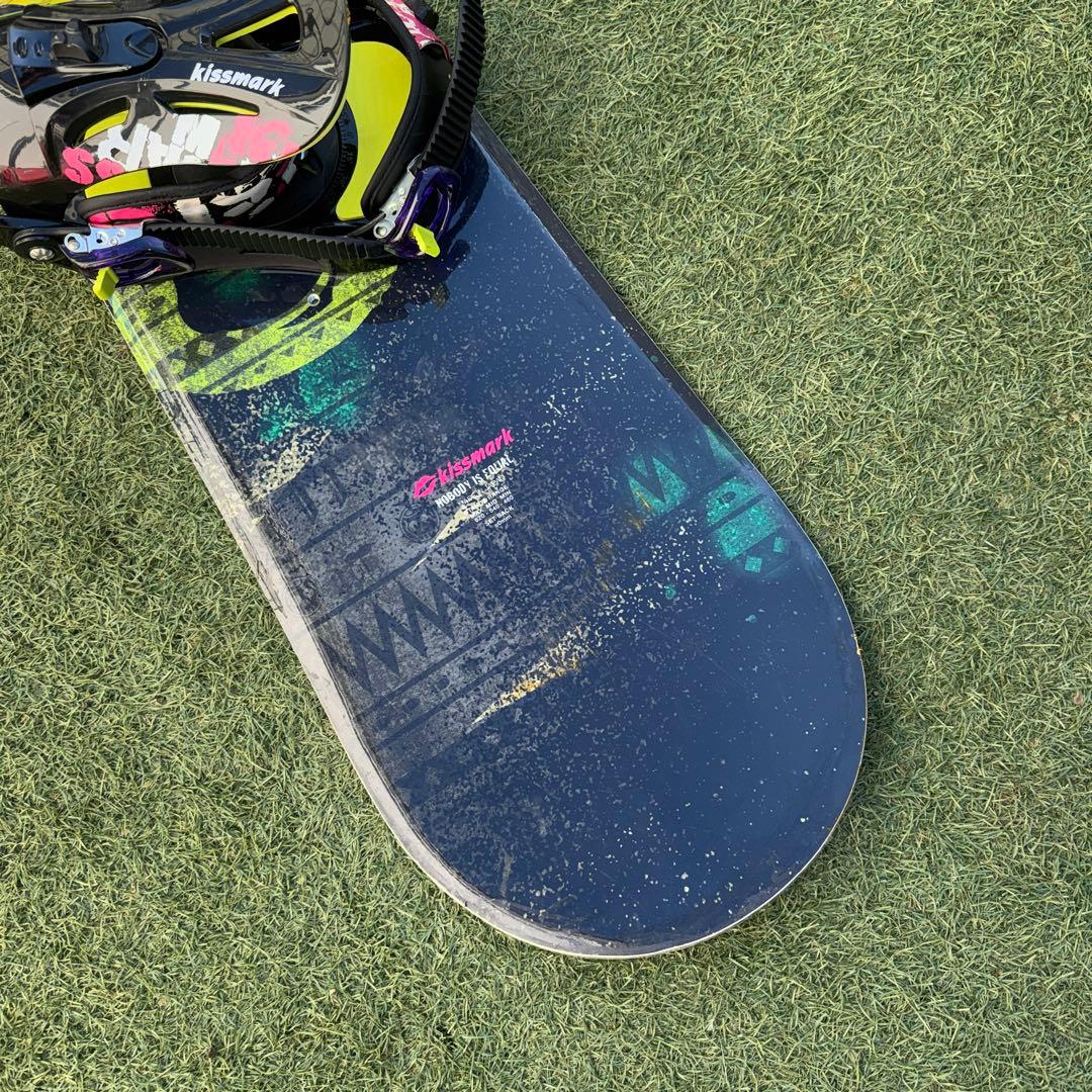 キスマークCITYCORAL 151 スノーボードセット RIDEバインディング