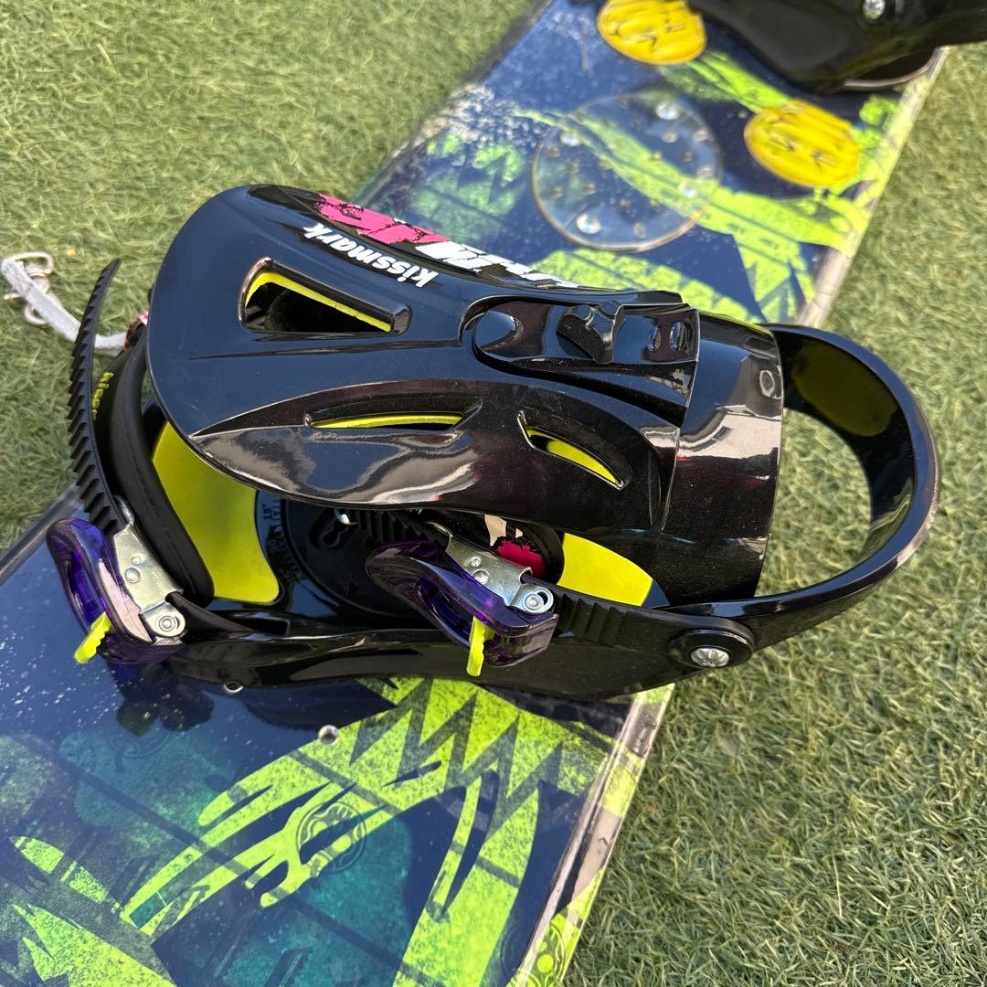 キスマークCITYCORAL 151 スノーボードセット RIDEバインディング