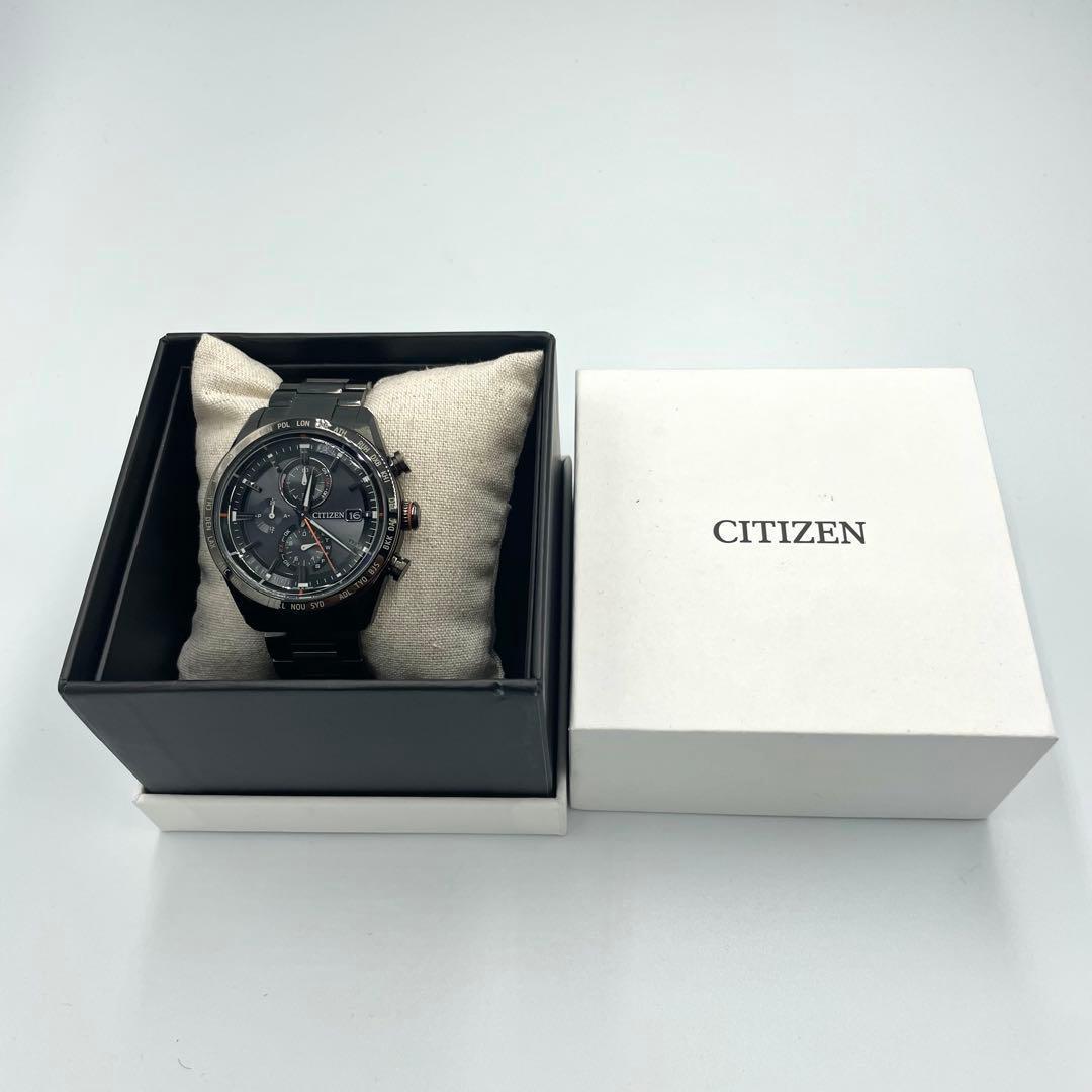 ✨極美品✨CITIZEN ATTESA アテッサ アクトライン ブラックチタン