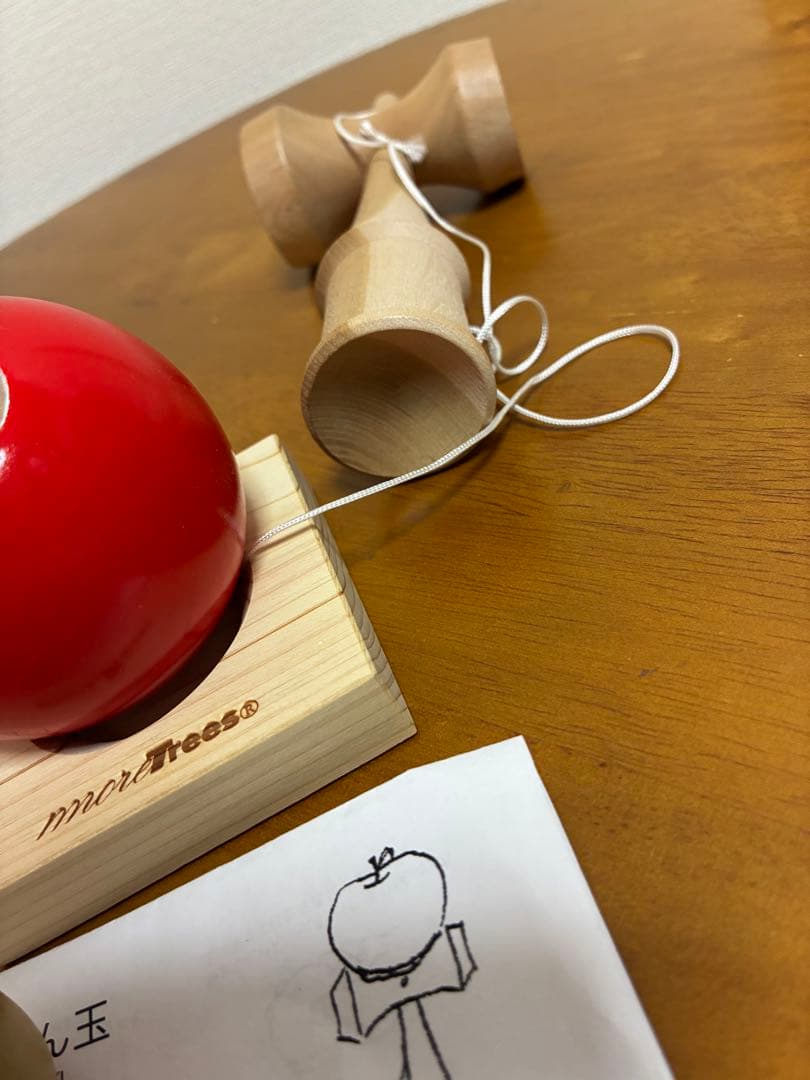 more Trees りんごのけん玉　　坂本龍一　　現代アーティスト鈴木康広