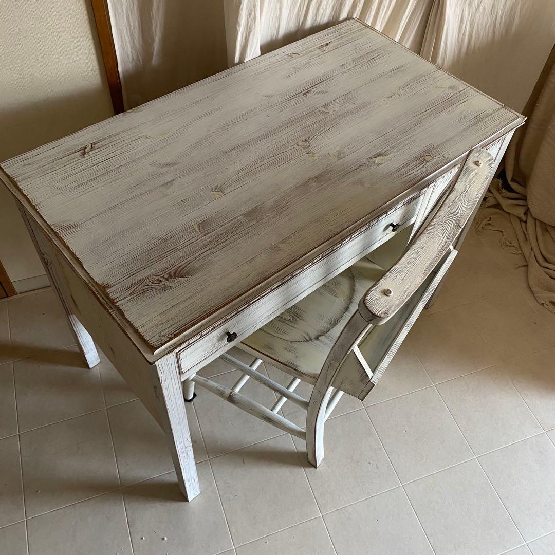 jon living 北欧　シャビーシック　チャーチチェア　椅子　チェア　白家具