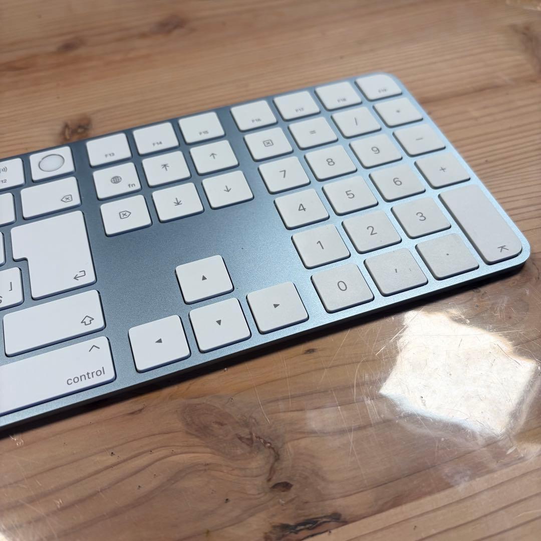 希少ブルー apple Magic Keyboard Touch IDテンキー付
