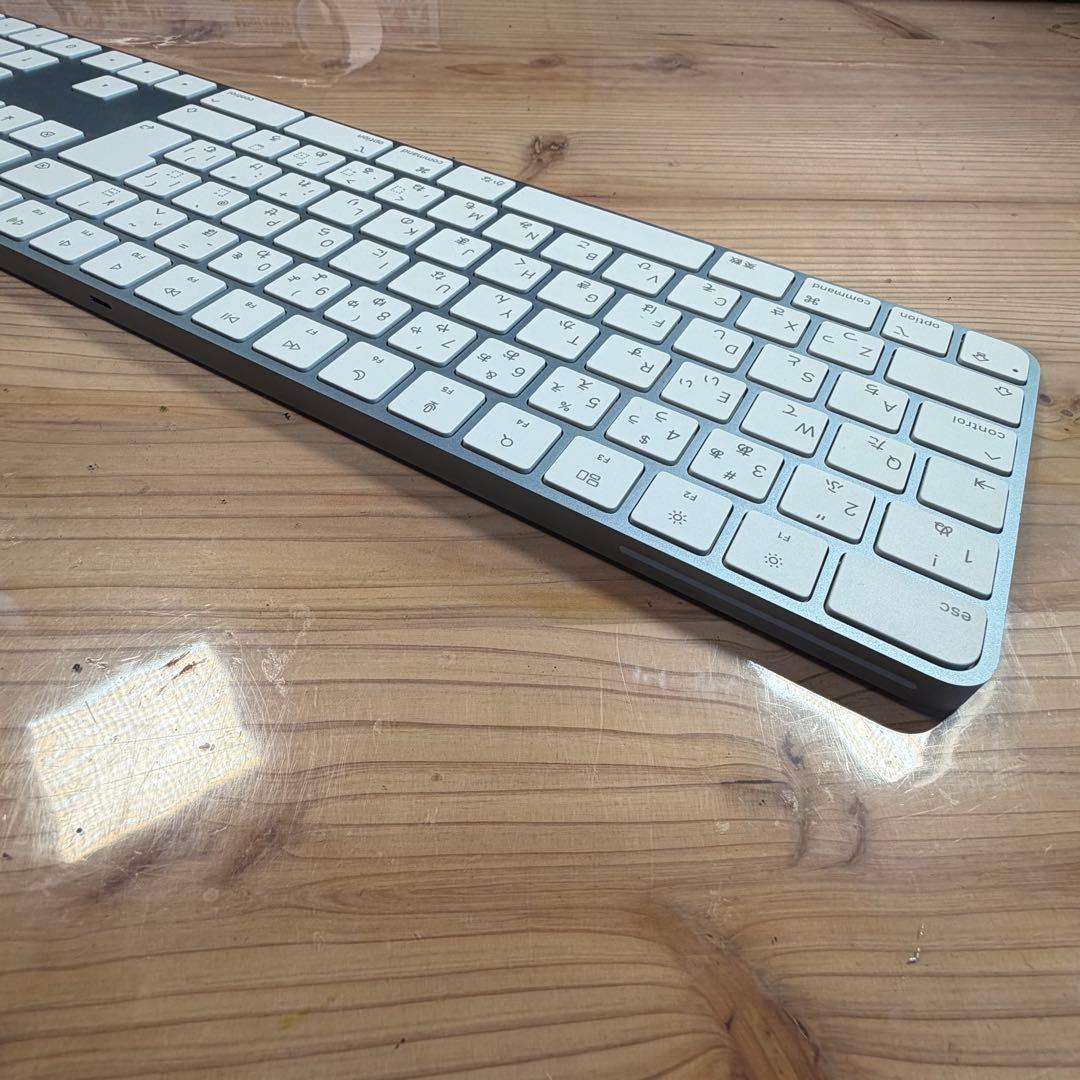 希少ブルー apple Magic Keyboard Touch IDテンキー付