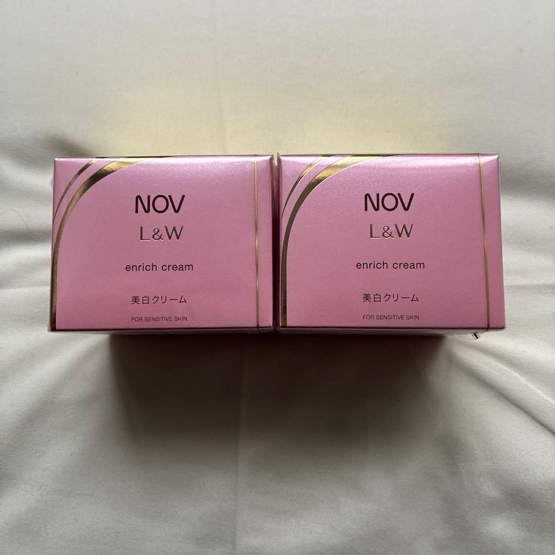 NOV L&W エンリッチクリーム　美白クリーム48g 2個セット