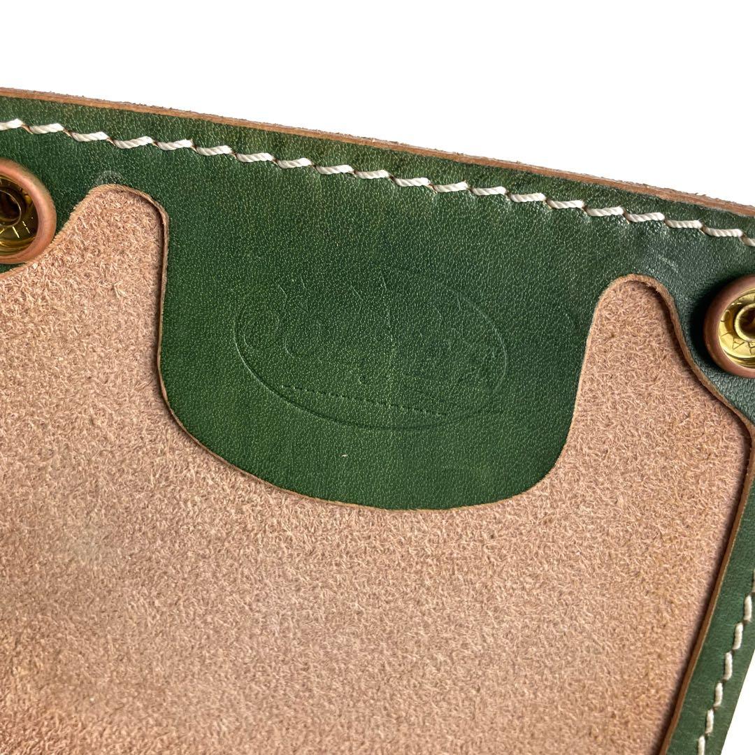 OOLJEE ミドルトラッカーウォレット 2つ折り財布 ウォレットチェーン付き