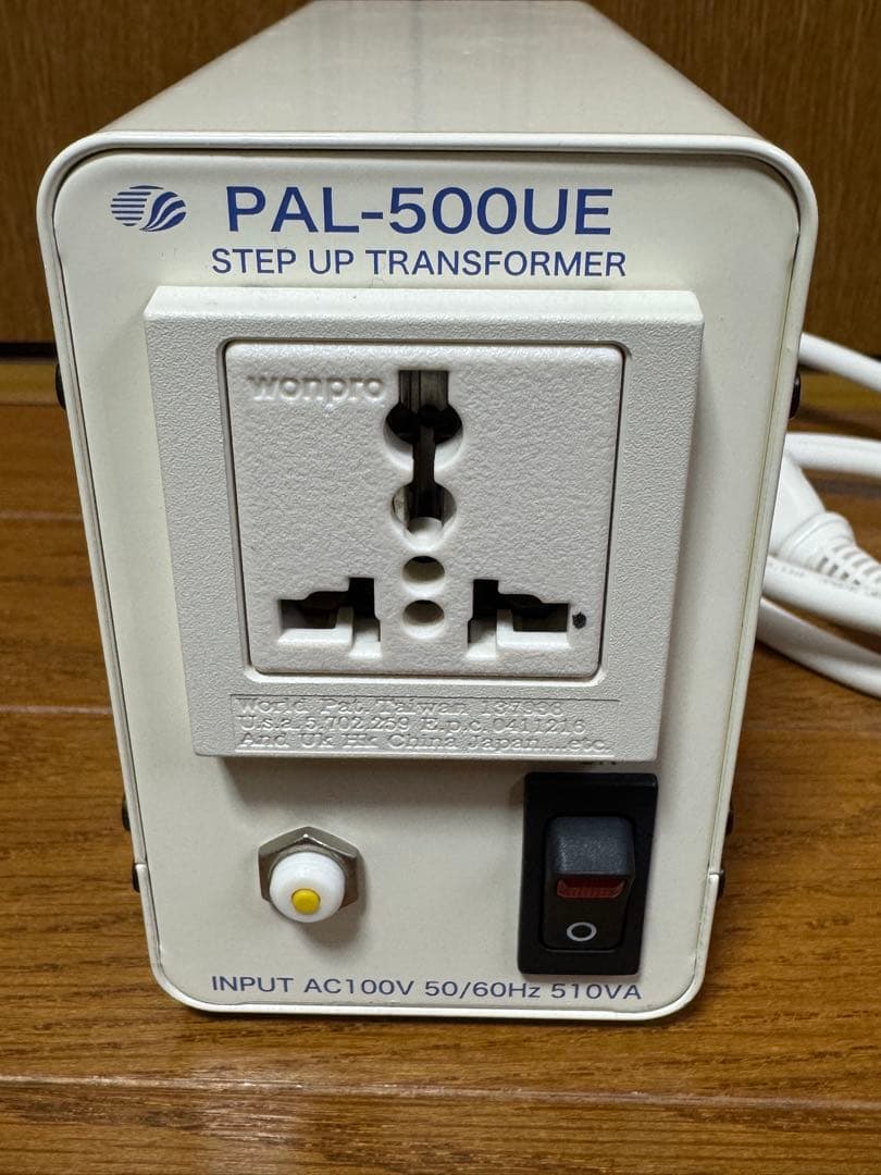 スワロー電機 アップトランス100V→220・230V PAL-500UE