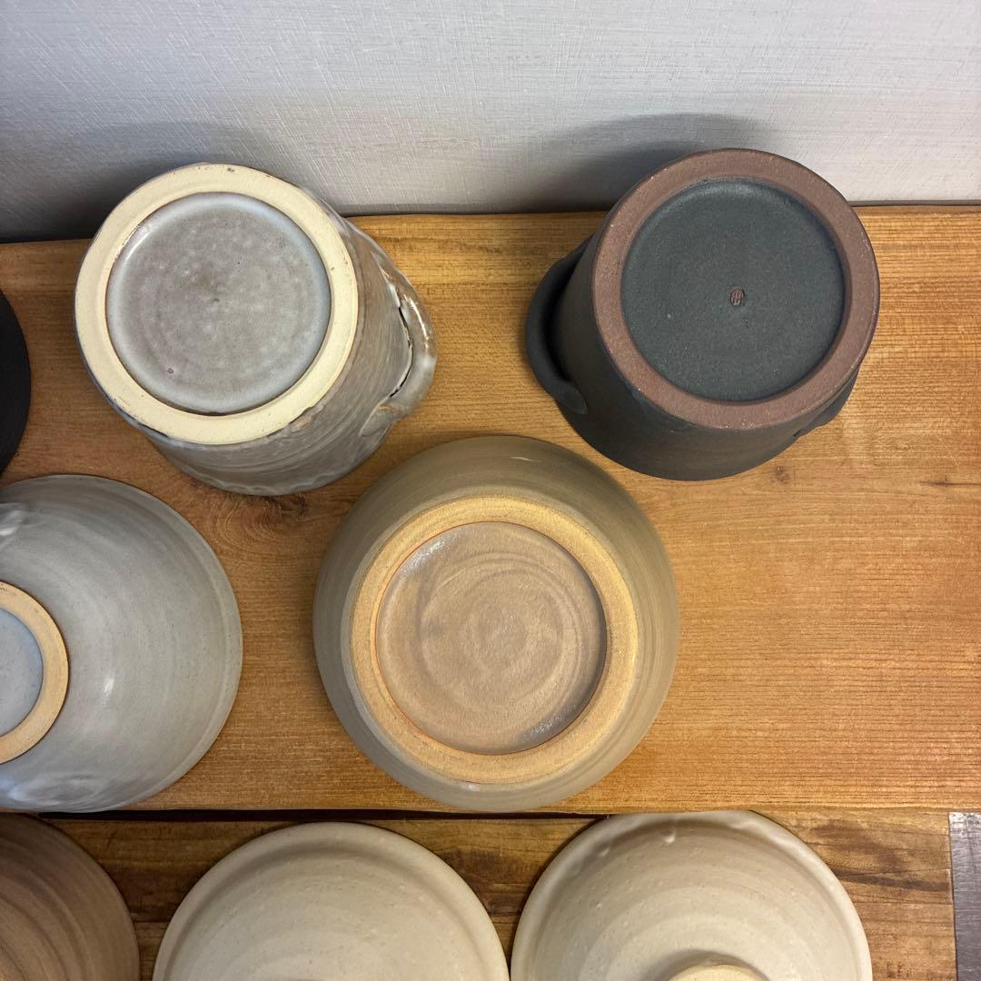 宇治抹茶新品　陶器　陶芸作家　小鉢10個 459