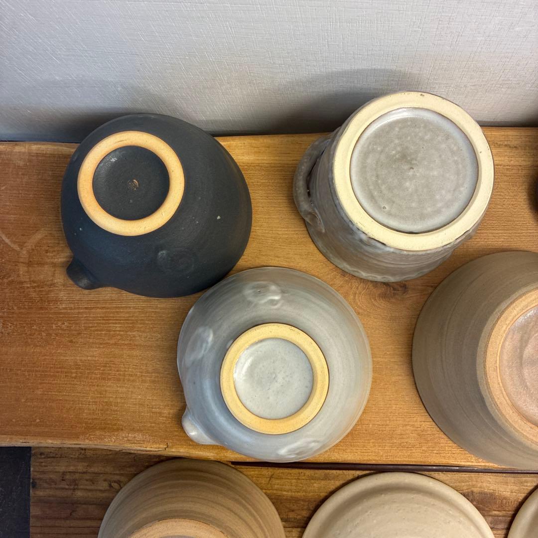 宇治抹茶新品　陶器　陶芸作家　小鉢10個 459