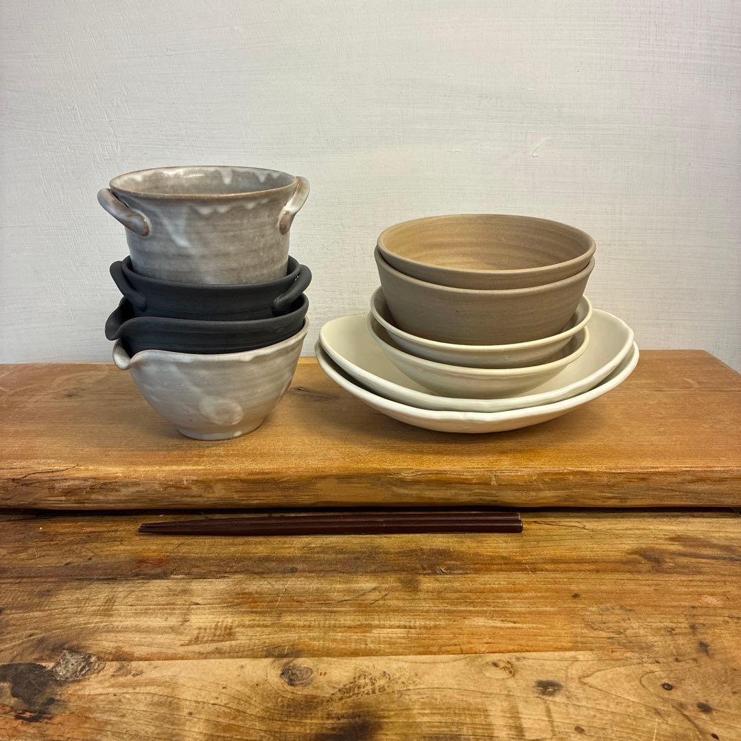 宇治抹茶新品　陶器　陶芸作家　小鉢10個 459