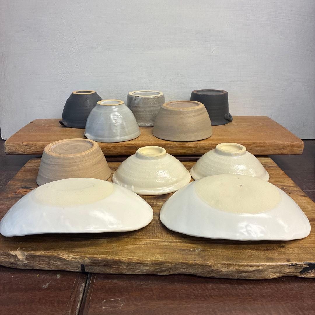 宇治抹茶新品　陶器　陶芸作家　小鉢10個 459