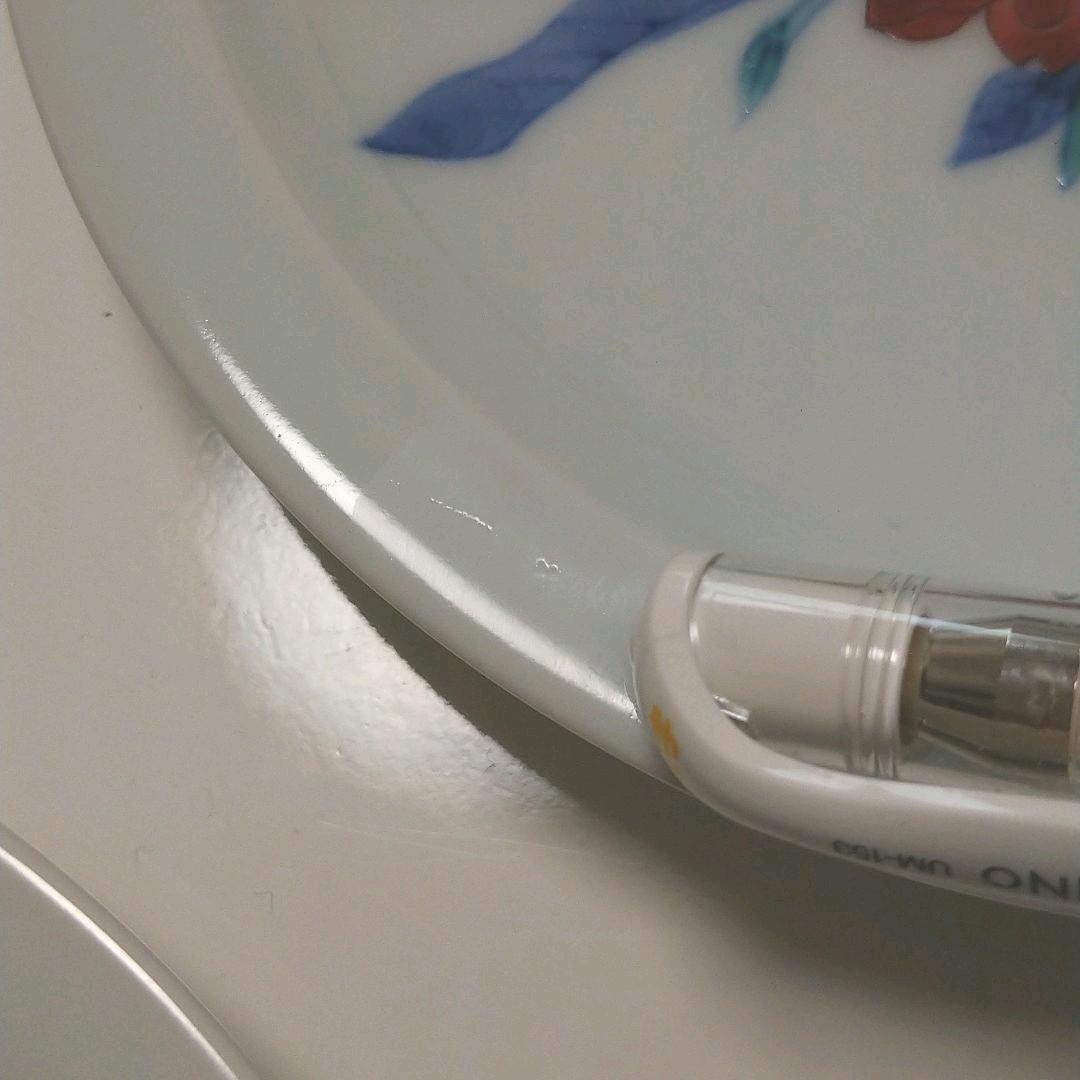 有田焼 十三代目今右衛門 錦桃花絵銘々皿5枚