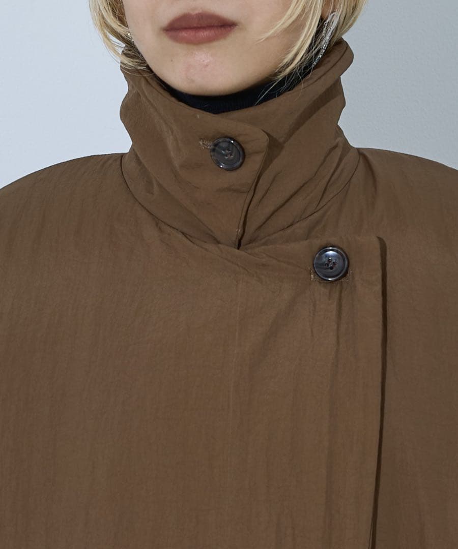 新品NOMINE 3WAYカラー中綿 ブラウン ダウンジャケット ロングコート