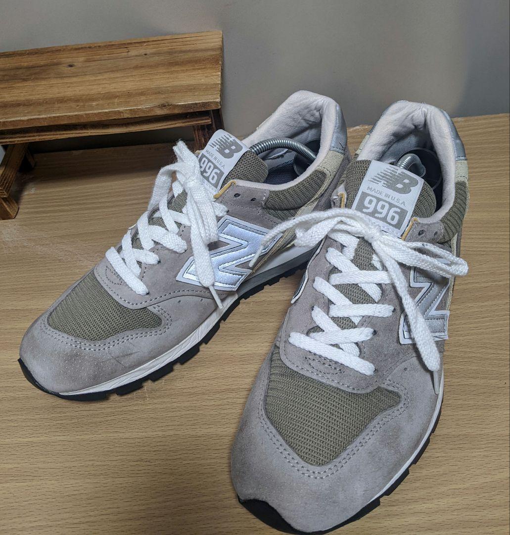 New BalanceM996　USA製　ランニングシューズグレーサイズ26cm
