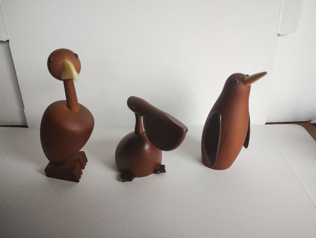 木彫りの動物たち