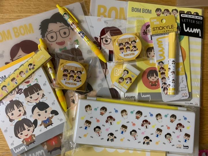 ボンボンTV 文房具セット(ステッカー付き)