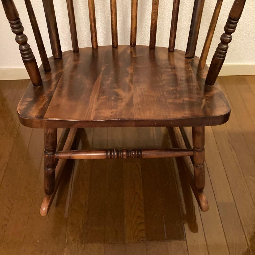 【只今お買い得価格】ロッキングチェア・レトロ・アンティーク木製椅子