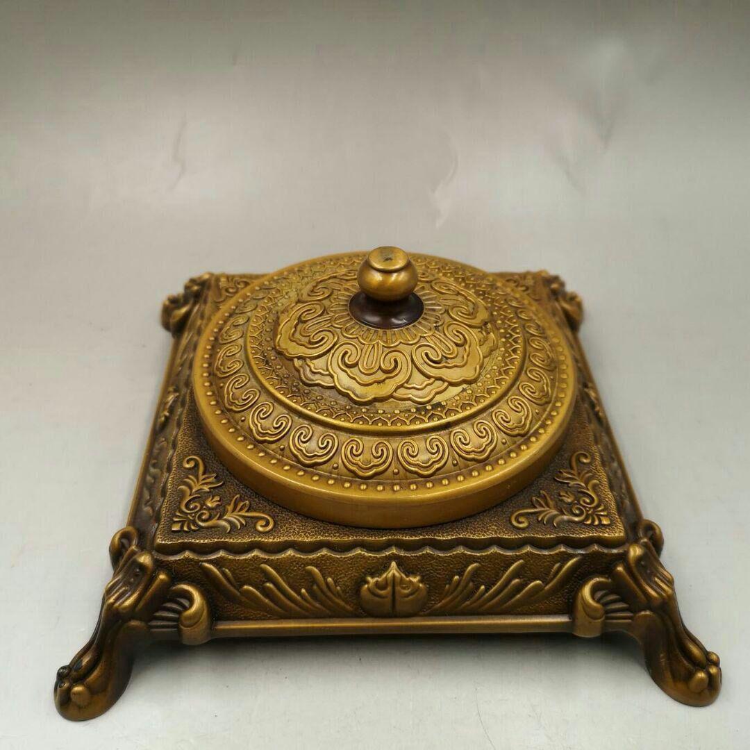 手作りする  純銅  灰皿  工芸品  置物2