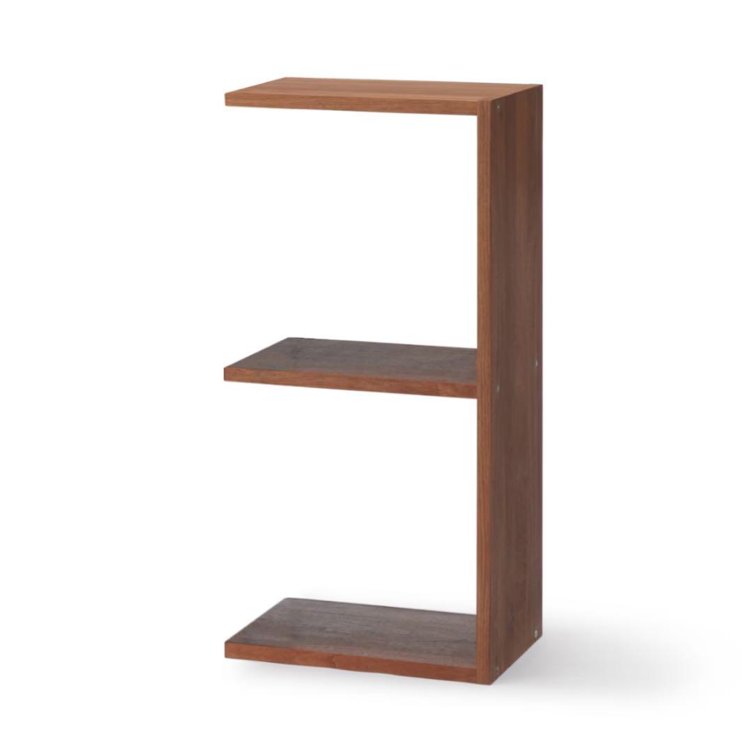 無印良品 スタッキングシェルフ ウォールナット