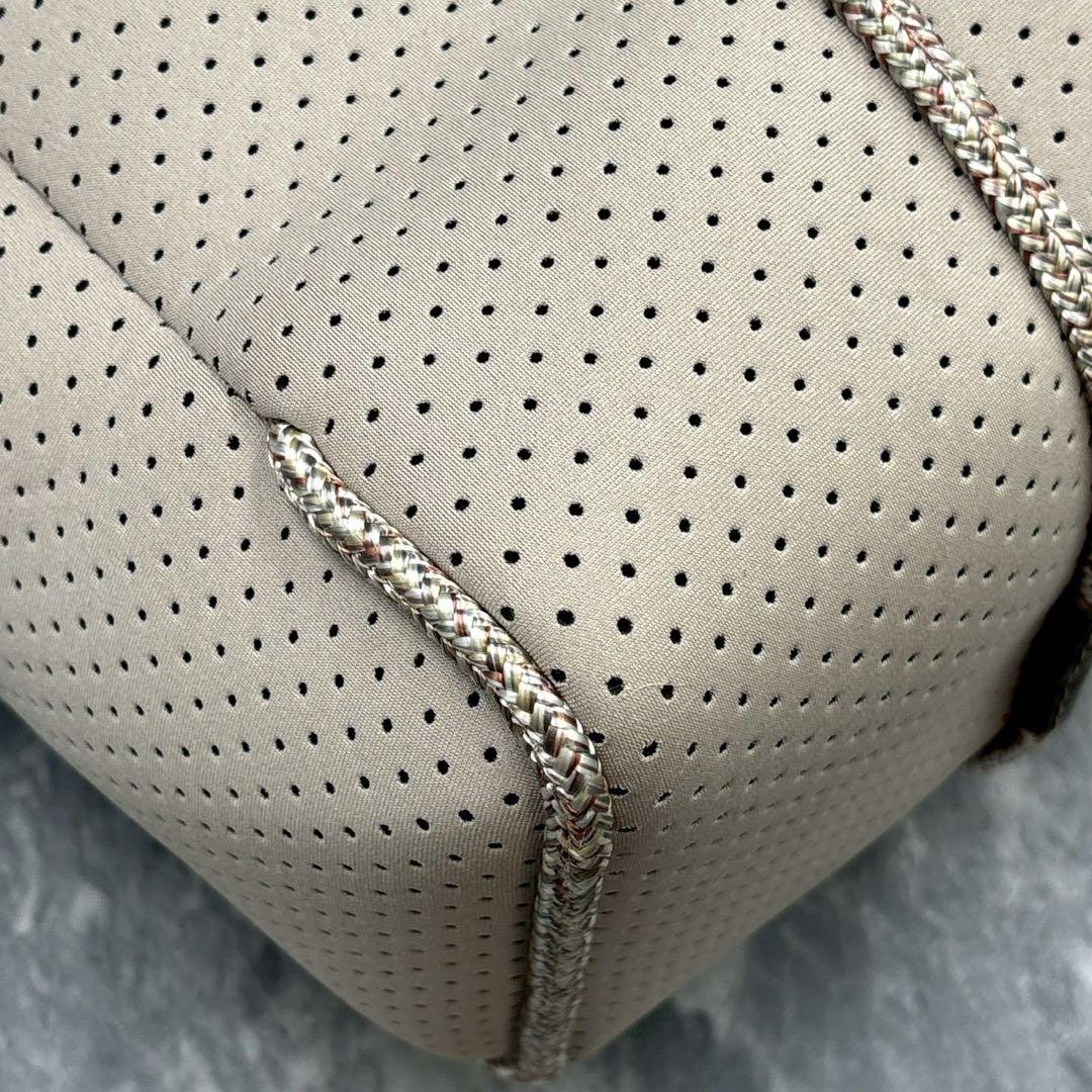 【美品】ステイトオブエスケープ エスケープトート ベージュ×ピンク