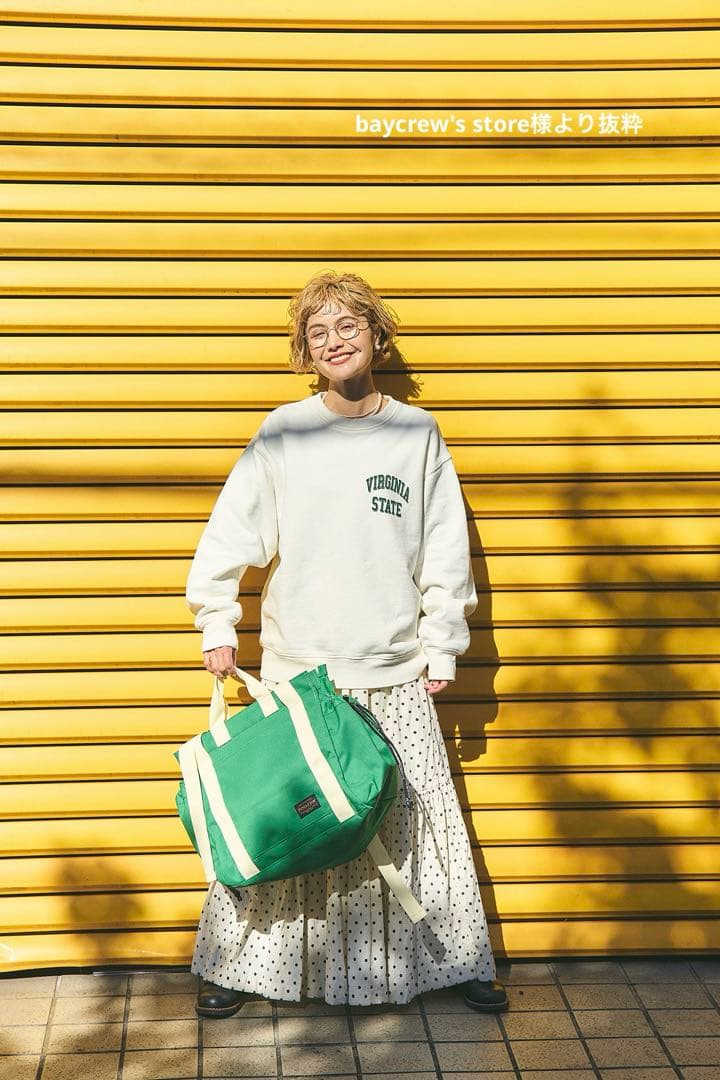 【数回使用】PENDLETON×稲葉真理恵コラボ マザーズバッグ グリーン