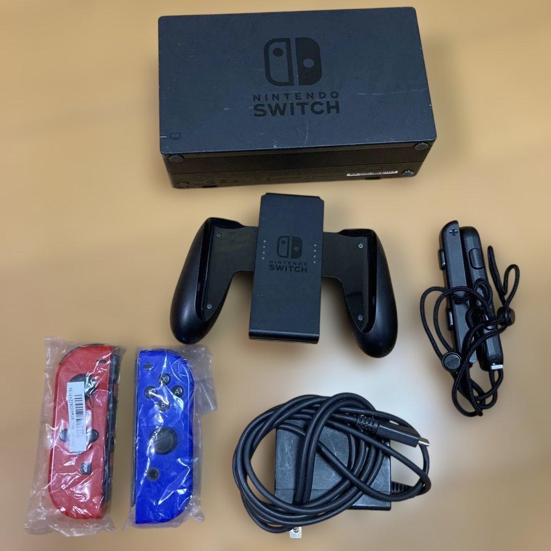 Nintendo Switch ブルー/レッド ジョイコン変更済み　本体　訳あり