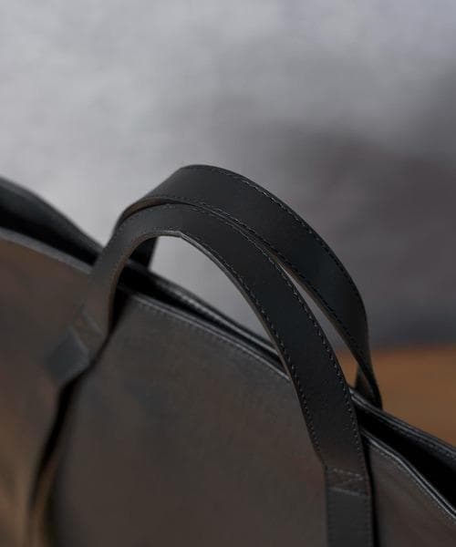 パトリックステファン レザートートバッグ ブラック 本革