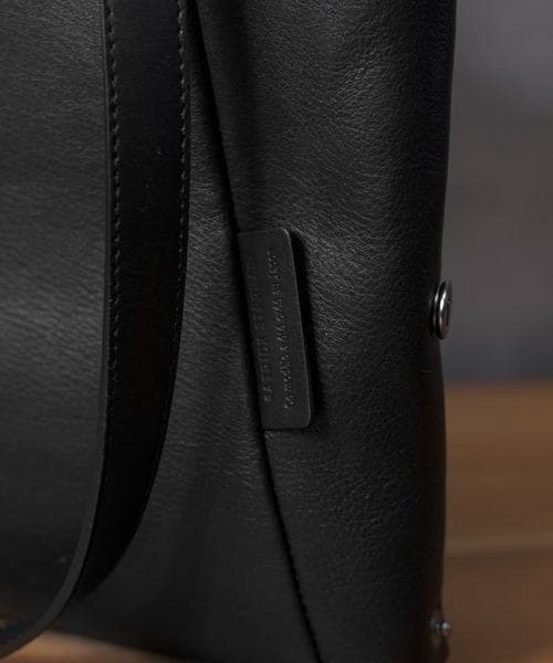 パトリックステファン レザートートバッグ ブラック 本革
