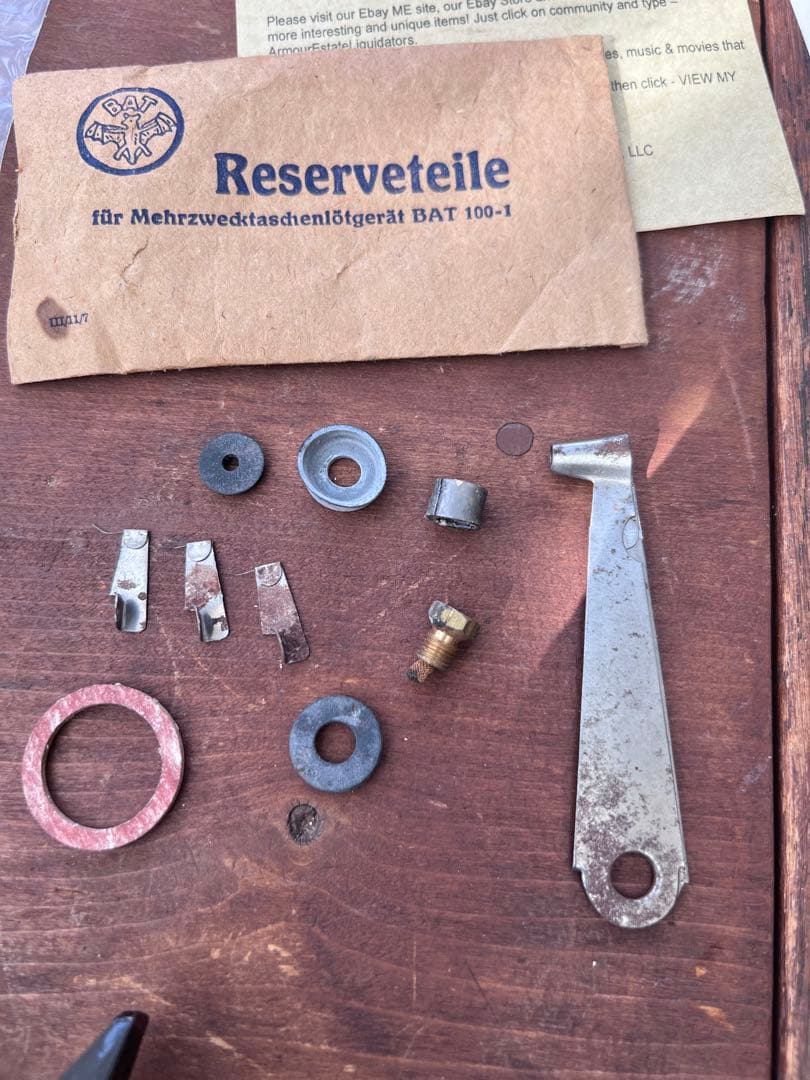 とても珍しいハンドガン型のドイツ製バーナーBAT。