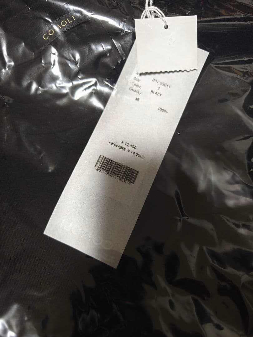 COMOLI コットンジャージ ノースリーブ