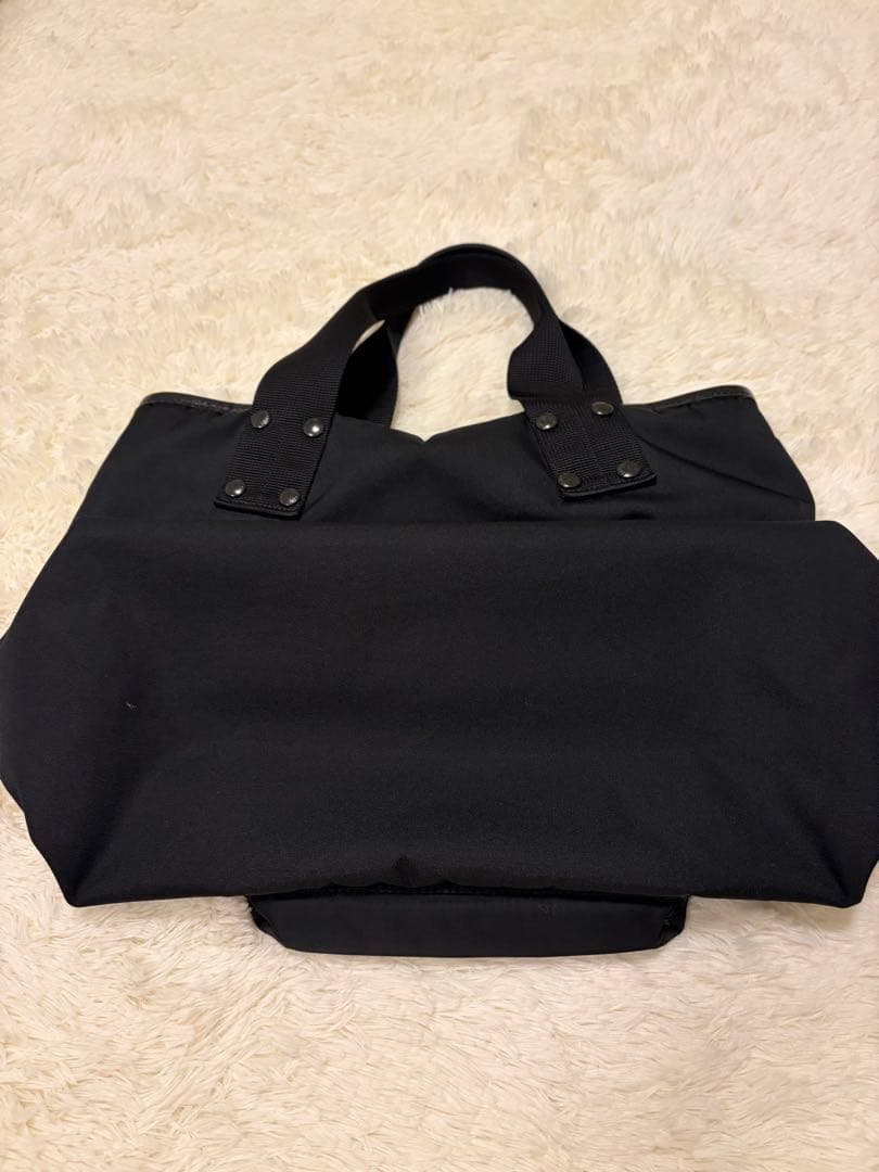 正規品　sacai 24-0698sブラックナイロン トートバッグ