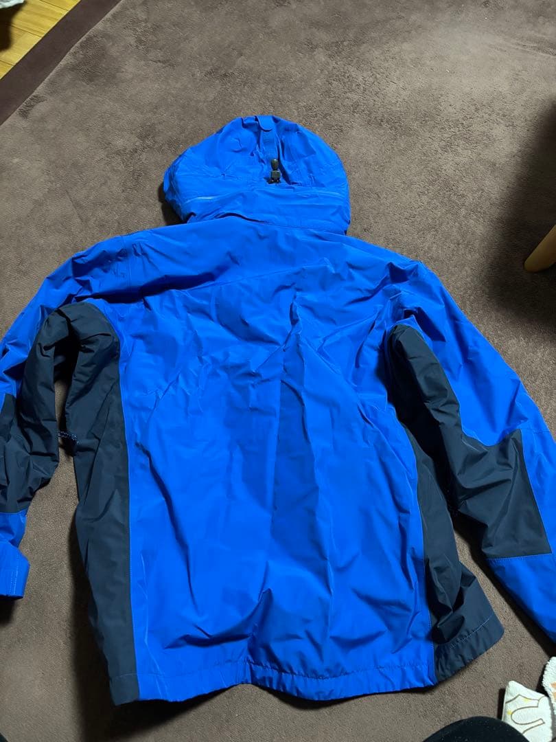 モンベル ドロワッドパーカ メンズ L 青　ゴアテックス 登山 スノボウェア上下